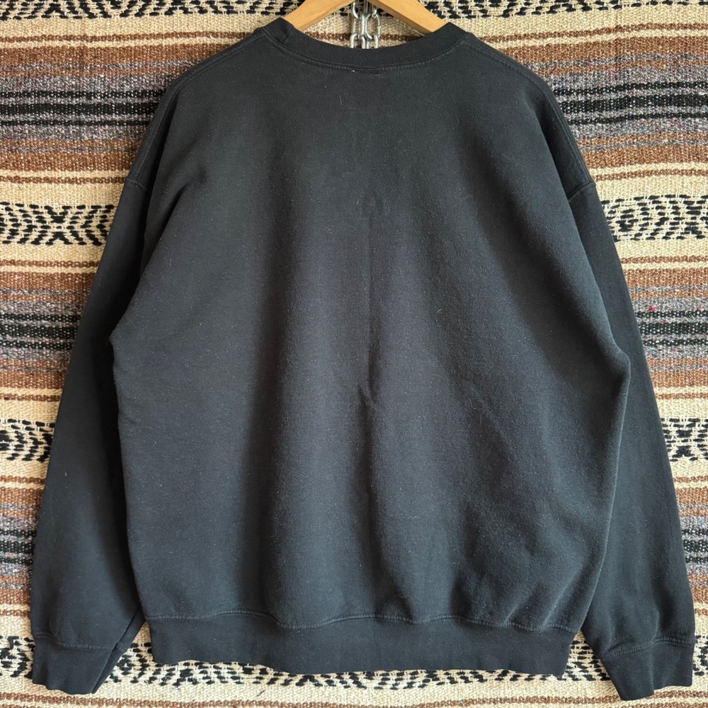 Budweiser Clydesdales Sweatshirt Large Black Junk Food Graphic Pullover - Picture 2 of 8